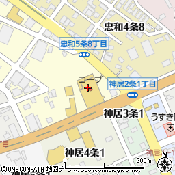 有限会社藤井クリーニング店　忠和生協店周辺の地図