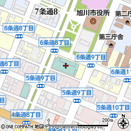 旭川グランドホテル周辺の地図