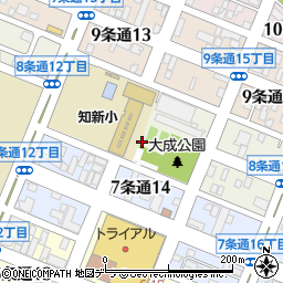 大成公園トイレ周辺の地図