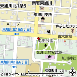 東旭川屯田公園トイレ周辺の地図