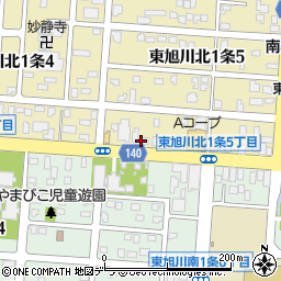 旭川信用金庫東旭川支店周辺の地図