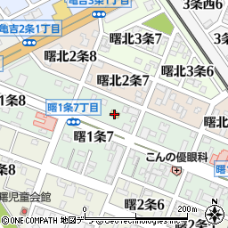 セブンイレブン旭川曙店周辺の地図