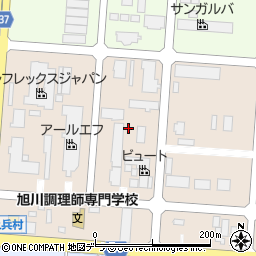 北海道旭川市工業団地１条1丁目3周辺の地図