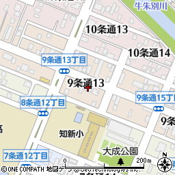 マスプロ電工株式会社旭川営業所周辺の地図
