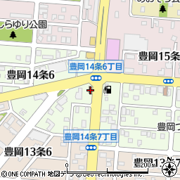 すき家旭川豊岡店周辺の地図