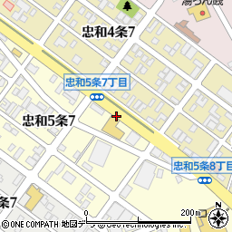 忠和5条7周辺の地図