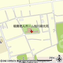 軽費老人ホーム旭川緑光苑周辺の地図