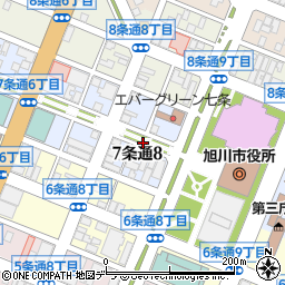 平和舗道株式会社旭川出張所周辺の地図