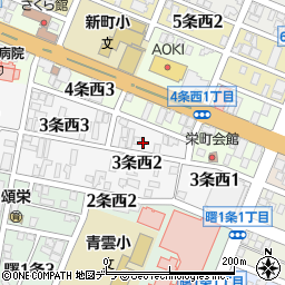 長橋理容院周辺の地図