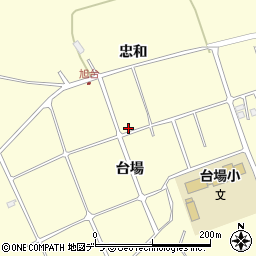 北海道旭川市神居町台場周辺の地図
