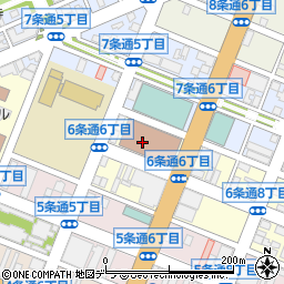 旭川中央郵便局売店周辺の地図