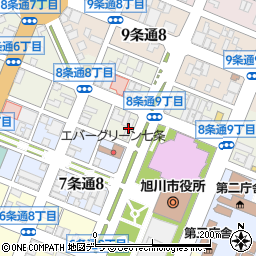 市営住宅中央団地周辺の地図