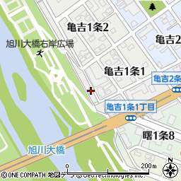 〒070-0081 北海道旭川市亀吉１条の地図