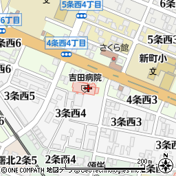 吉田病院周辺の地図