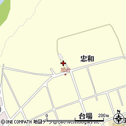 北海道旭川市神居町忠和269周辺の地図