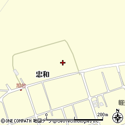 北海道旭川市神居町忠和155-1周辺の地図