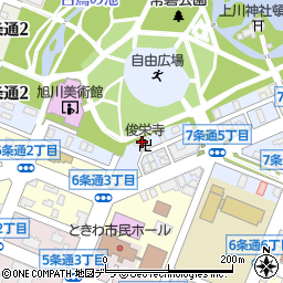 俊栄寺周辺の地図