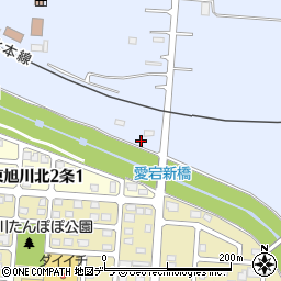 カーズファクトリー旭川東旭川展示場周辺の地図