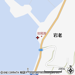 北海道増毛郡増毛町岩老186周辺の地図