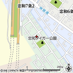 〒070-8048 北海道旭川市忠和８条の地図