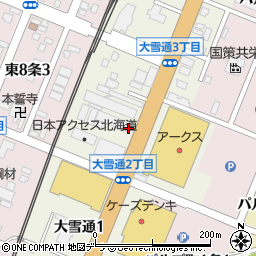 旭川糧運株式会社周辺の地図