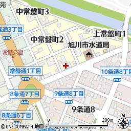 北海道旭川市中常盤町1丁目2435-2周辺の地図