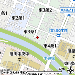 〒070-0023 北海道旭川市東３条の地図
