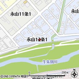 〒079-8422 北海道旭川市永山１２条の地図