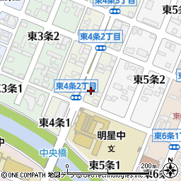 株式会社北海道アルバイト情報社　旭川営業所周辺の地図