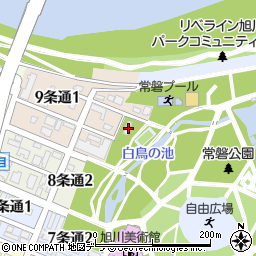 北海道旭川市常磐公園2345周辺の地図
