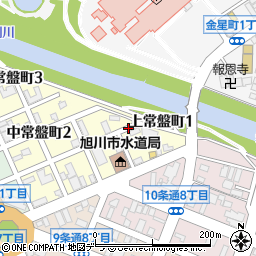 北海道旭川市上常盤町周辺の地図