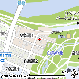 旭川保護会周辺の地図