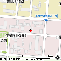 有限会社丸勝工務店　資材センター周辺の地図