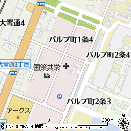 北海道旭川市パルプ町１条周辺の地図
