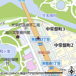 北海道旭川市常盤通周辺の地図