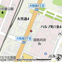 スターバックスコーヒー旭川大雪通店周辺の地図