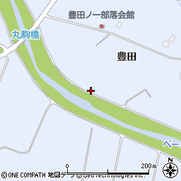 米飯川周辺の地図
