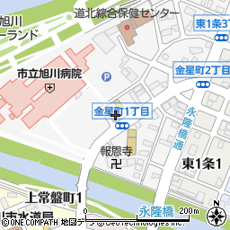 北海道薬剤師会旭川支部周辺の地図