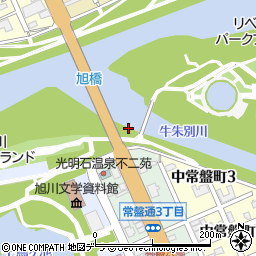 旭川バレエ研究所周辺の地図