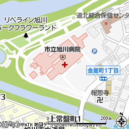 市立旭川病院周辺の地図
