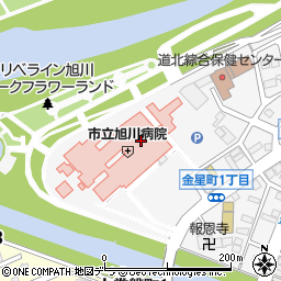 北海道自治労連市立旭川病院職員労働組合周辺の地図