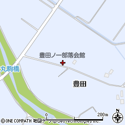 豊田ノ一部落会館周辺の地図