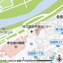 旭川市医師会周辺の地図