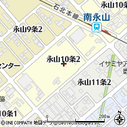 北海道旭川市永山１０条2丁目周辺の地図