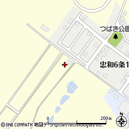 北海道旭川市神居町忠和105-7周辺の地図