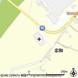 北海道旭川市神居町忠和4-305周辺の地図