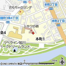 北海道旭川市本町周辺の地図