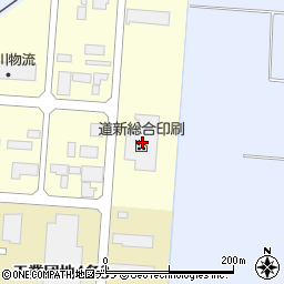 北海道新聞旭川支社　道新総合印刷旭川工場周辺の地図