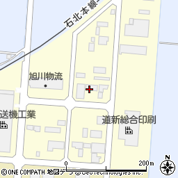 北海道旭川市工業団地５条周辺の地図