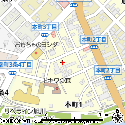 キャッスル・本町周辺の地図